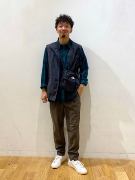 「Mお悩み別 / ふくらはぎ筋肉質」｜10776kyさん（メンズ・179cm）の秋コーディネート