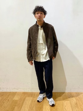 「green label relaxing（グリーンレーベルリラクシング）のアイテム（ブルゾン）」を使った、10776kyさん（メンズ・179cm）の秋コーディネート