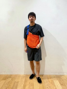 「Mお悩み別 / ふくらはぎ筋肉質」｜「アイテム（その他シューズ）」を使った、10776kyさん（メンズ・179cm）の夏コーディネート