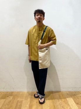「Mお悩み別 / ふくらはぎ筋肉質」｜「アイテム（サンダル）」を使った、10776kyさん（メンズ・179cm）の夏コーディネート