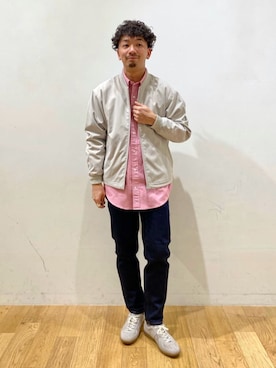 「green label relaxing（グリーンレーベルリラクシング）のアイテム（ブルゾン）」を使った、10776kyさん（メンズ・179cm）の冬コーディネート