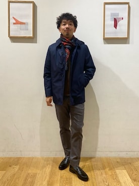 「green label relaxing（グリーンレーベルリラクシング）のアイテム（その他アウター）」を使った、10776kyさん（メンズ・179cm）の冬コーディネート