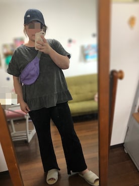 「Samansa Mos2 blue（サマンサモスモスブルー）のアイテム（アクセサリー）」を使った、にこさん（レディース・160cm）の夏コーディネート