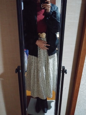 「SpRay PREMIUM（スプレイプレミアム）のアイテム（トップス）」を使った、加さん（レディース・163cm）の秋コーディネート