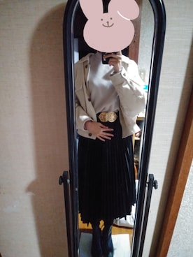 「Honeys（ハニーズ）のアイテム（その他アウター）」を使った、加さん（レディース・163cm）の秋コーディネート