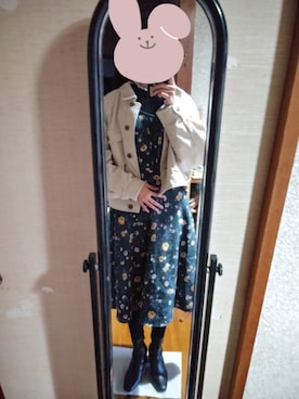 「Honeys（ハニーズ）のアイテム（その他アウター）」を使った、加さん（レディース・163cm）の秋コーディネート