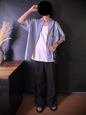 「stein（シュタイン）のアイテム」を使った、MKさん（メンズ・176cm）の夏コーディネート