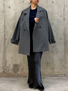 「アイテム（その他アウター）」を使った、s.さん（レディース・160cm）の秋コーディネート