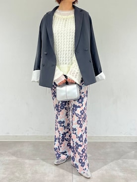 「SENSE OF PLACE by URBAN RESEARCH（センスオブプレイスバイアーバンリサーチ）のアイテム（テーラードジャケット）」を使った、s.さん（レディース・161cm）の冬コーディネート