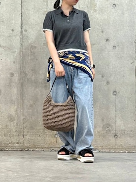 「SMELLY（スメリー）のアイテム（財布/小物）」を使った、s.さん（レディース・161cm）の夏コーディネート