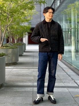 「アイテム（その他アウター）」を使った、Lavenham グランフロント大阪さん（メンズ・177cm）の冬コーディネート