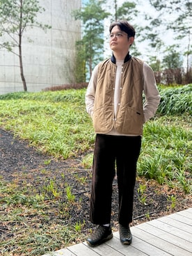 「LAVENHAM（ラベンハム）のアイテム」を使った、Lavenham グランフロント大阪さん（メンズ・177cm）の春コーディネート