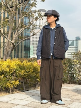「LAVENHAM（ラベンハム）のアイテム」を使った、Lavenham グランフロント大阪さん（メンズ・167cm）の春コーディネート