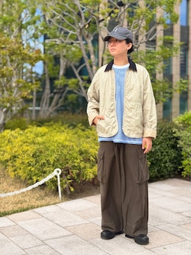 「キルティング」｜Lavenham グランフロント大阪さん（メンズ・167cm）の春コーディネート