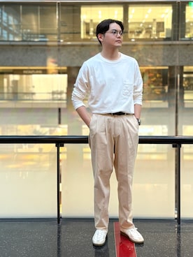 「秋冬」｜Lavenham グランフロント大阪さん（メンズ・177cm）の夏コーディネート