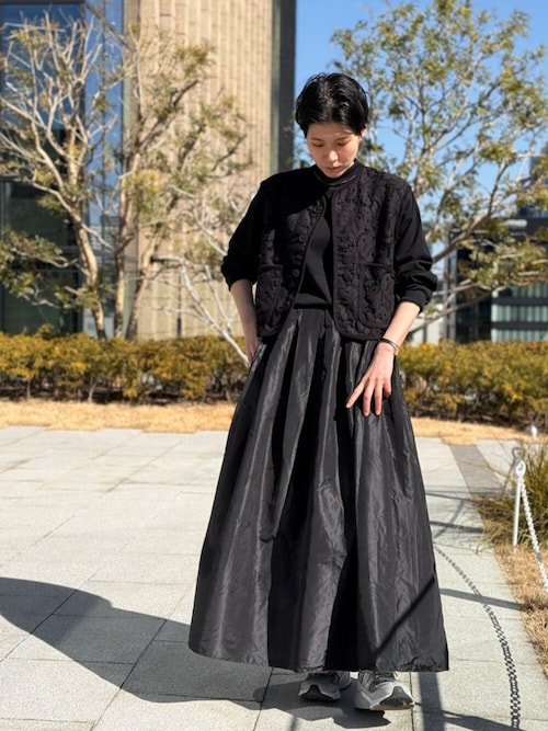 Black Edition Lace Cropped Cocoon Thornham Womens / ブラック