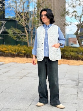 「LAVENHAM（ラベンハム）のアイテム」を使った、Lavenham グランフロント大阪さん（メンズ・167cm）の春コーディネート