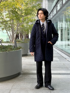 「LAVENHAM(ラベンハム)のアイテム」を使った、Lavenham グランフロント大阪さん(レディース・167cm)の春コーディネート