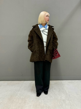 「アイテム（その他アウター）」を使った、misuzuさん（レディース・153cm）の秋コーディネート