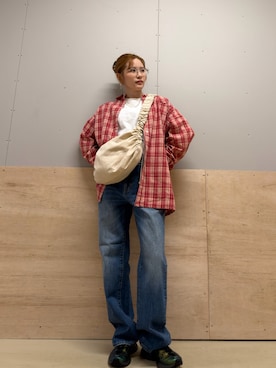 「URBAN RESEARCH Sonny Label（アーバンリサーチサニーレーベル）のアイテム（パンツ）」を使った、カトソンさん（レディース・158cm）の春コーディネート
