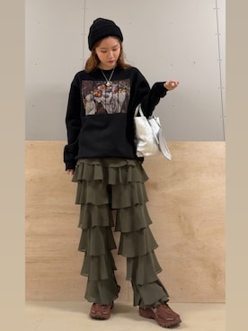 カトソンさん（レディース・158cm）の冬コーディネート