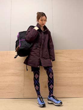 「アイテム（ヘアアクセサリー）」を使った、カトソンさん（レディース・158cm・20代）の冬コーディネート