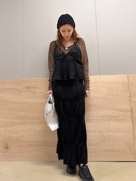 「アイテム（ワンピース）」を使った、カトソンさん（レディース・158cm・20代）の冬コーディネート