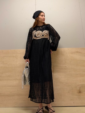 「アイテム（帽子）」を使った、カトソンさん（レディース・158cm）の春コーディネート