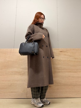 「アイテム（その他アウター）」を使った、カトソンさん（レディース・158cm・20代）の冬コーディネート