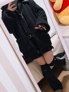 「Ank Rouge（アンクルージュ）のアイテム」を使った、kinoko0115さん（レディース・154cm）の冬コーディネート