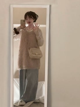 「アイテム（その他トップス）」を使った、r i n o.. ♡ྀིさん（レディース・153cm）の秋コーディネート