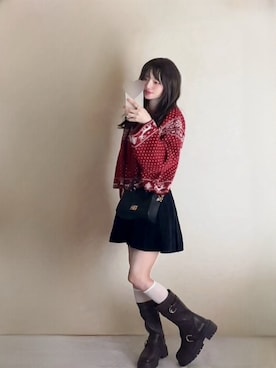 「アイテム（リング）」を使った、r i n o.. ♡ྀིさん（レディース・153cm）の秋コーディネート