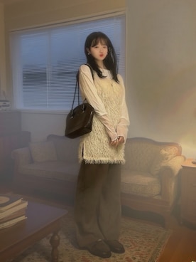 「アイテム（リング）」を使った、r i n o.. ♡ྀིさん（レディース・153cm）の秋コーディネート