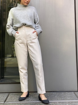 「H&M（エイチ・アンド・エム）のアイテム（ニット/セーター）」を使った、ミントさん（レディース・160cm）の秋コーディネート