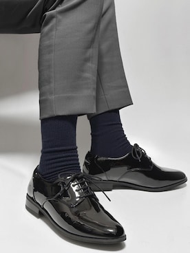 「heureuxのアイテム（その他シューズ、ブラック系）」を使った、ミントさん（レディース・160cm）の春コーディネート