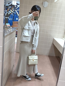 「コーデ記録」｜セキレイさん（レディース・160cm）の春コーディネート
