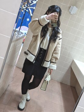 「コーデ記録」｜セキレイさん（レディース・160cm）の冬コーディネート