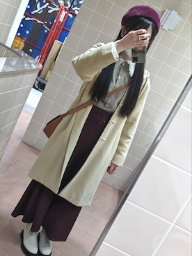 「コーデ記録」｜セキレイさん（レディース・160cm）の冬コーディネート