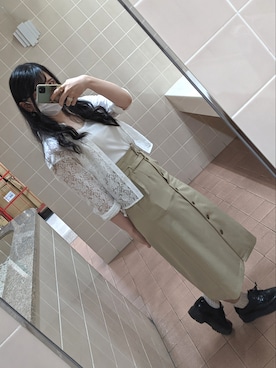 「コーデ記録」｜セキレイさん（レディース・160cm）の夏コーディネート