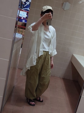「コーデ記録」｜セキレイさん（レディース・160cm）の夏コーディネート