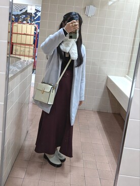 「コーデ記録」｜セキレイさん（レディース・160cm）の冬コーディネート