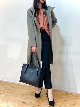 「m.f.editorial（エムエフエディトリアル）のアイテム（トップス）」を使った、m.tさん（レディース・163cm）の春コーディネート