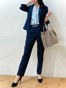 「m.f.editorial（エムエフエディトリアル）のアイテム（トップス）」を使った、m.tさん（レディース・163cm）の春コーディネート