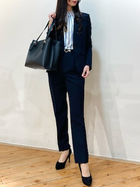 「m.f.editorial（エムエフエディトリアル）のアイテム（トップス）」を使った、m.tさん（レディース・163cm）の夏コーディネート