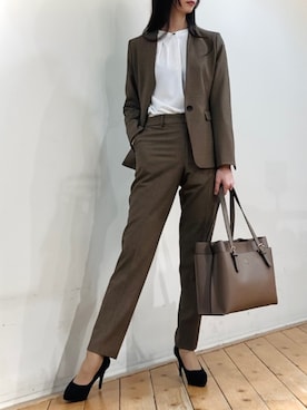 「m.f.editorial（エムエフエディトリアル）のアイテム（トップス）」を使った、m.tさん（レディース・163cm）の夏コーディネート
