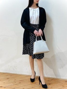 「m.f.editorial（エムエフエディトリアル）のアイテム（スカート）」を使った、m.tさん（レディース・163cm）の秋コーディネート