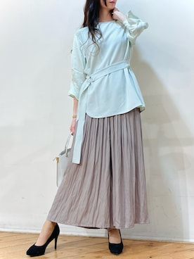 「m.f.editorial（エムエフエディトリアル）のアイテム（バッグ）」を使った、m.tさん（レディース・163cm）の夏コーディネート