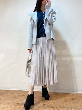 「m.f.editorial（エムエフエディトリアル）のアイテム（トップス）」を使った、m.tさん（レディース・163cm）の春コーディネート