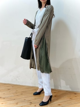 「TAKA-Q（タカキュー）のアイテム（バッグ）」を使った、m.tさん（レディース・163cm）の春コーディネート