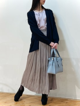 「m.f.editorial（エムエフエディトリアル）のアイテム（トップス）」を使った、m.tさん（レディース・163cm）の春コーディネート